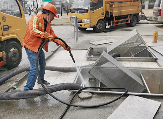 会文镇隔油池清理